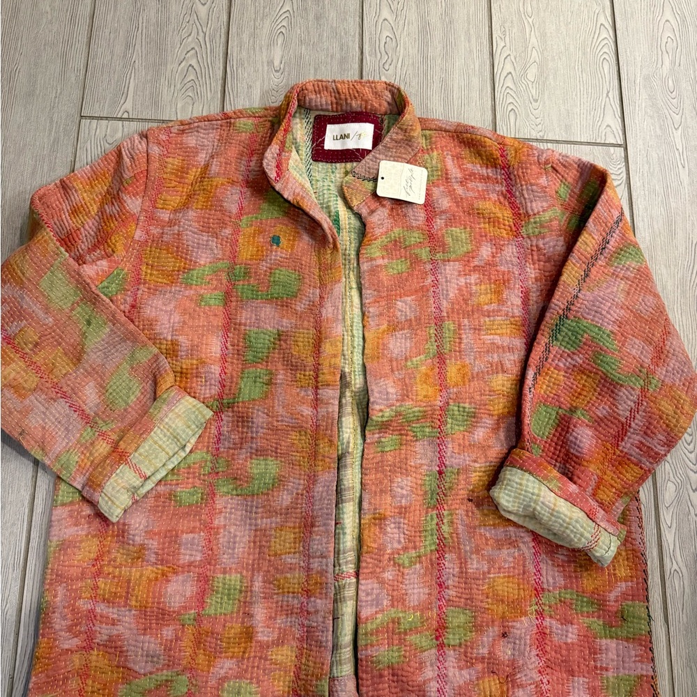 Free People Llani Kantha Quilted Jacket